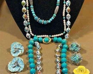 Floral Inspired Earrings Other Necklaces