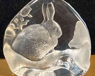 Danish Art Glass paperweight