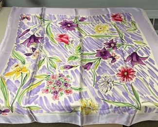 Oscar De La Renta Silk Scarf