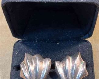 Sterling Clip Earrings