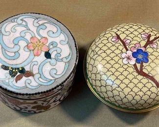 Vintage Enamel Boxes
