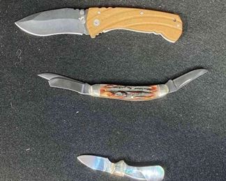 Colt CT600 Folding Knife Marbles MR103 Folding Knife With Case Colt CT566 Folding Knife