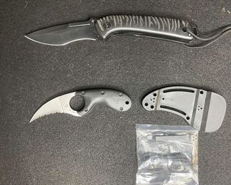 Colt CT530 Tactical Tiger Knife With Holster Columbia River 2515 Bear Claw Knife With Sheath And Clip Toolkit