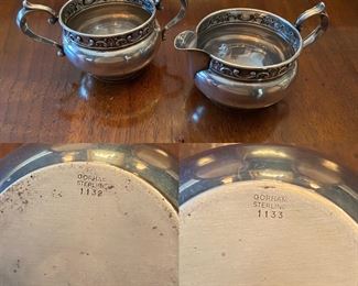 Gorham Sterling Creamer & Sugar 