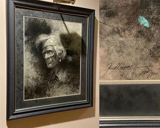 Signed & Numbered 31” Wide x 36” Tall framed