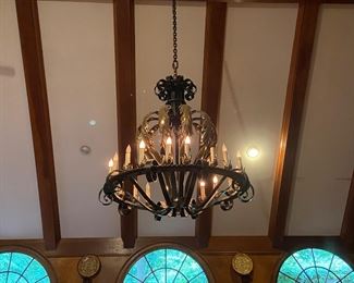 Huge Bronze/Brass Chandelier 