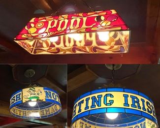 Fighting Irish Notre Dame Hanging Pub Lamp
“POOL” Hanging Pub Lamp