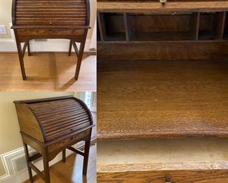 Vintage Child’s Rolltop Desk