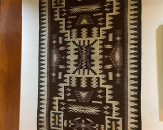 51-1/2” Wide x 84” Tall Navajo Rug