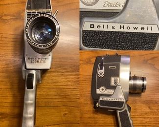 Vintage Bell & Howell Zoomatic Director Series Movie Camera 