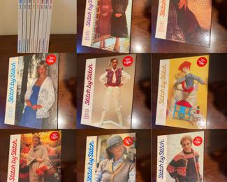 Vintage 1980’s Stitch by Stitch Hard back Books