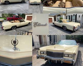 SOLD SOLD SOLD 1976 Cadillac Eldorado Convertible Ragtop recently driven around the block. 88824 Original Miles