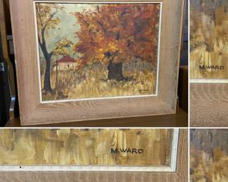 Original Signed Painting M Ward