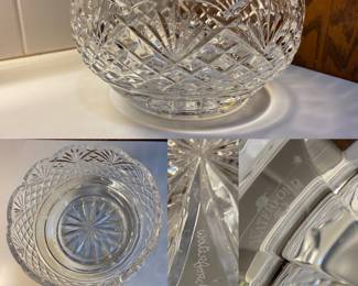Hand Signed & Stamped Waterford Crystal Bowl