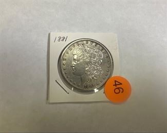 1881 MORGAN DOLLAR