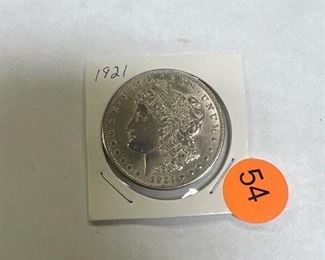 1921 MORGAN SILVER DOLLAR