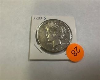 1923 S PEACE DOLLAR