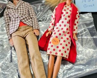 VINTAGE KEN & BARBIE