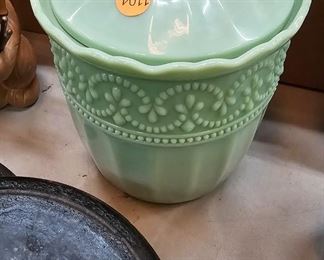 PIONEER WOMAN JADEITE JAR