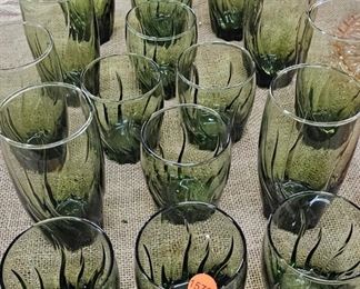 GREEN GLASSWARE