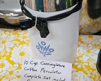 CORNINGWARE COFFEE PERCULATOR