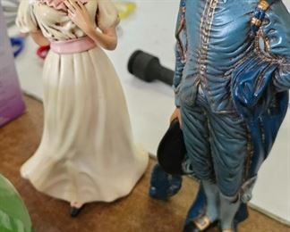 PINK & BLUE BOY FIGURINES