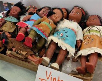 VINTAGE NATIVE AMERICAN DOLLS