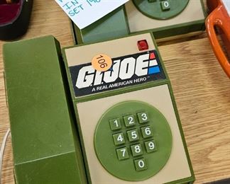 VINTAGE G. I. JOE INTERCOM TELEPHONE SET 1983