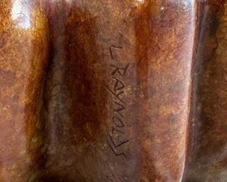 $1750, Linda Raynolds, Horse Pair Bronze Sculpture, 8 x 12.5 x 9.5