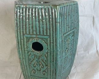 $500,  early 20th C Chinese Garden Seat 13.5 x 18