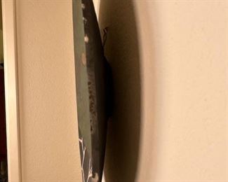 $200, Modern decorative 19" ceramic plate