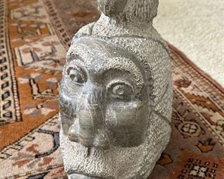 $175, African soapstone carving 7 x 8 x 12