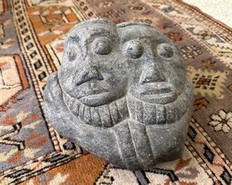 $175, African soapstone carving 9 x 7.5 x 6