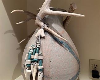 $600, Ceramic and antler
