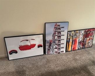 Miscellaneous photographic art prints