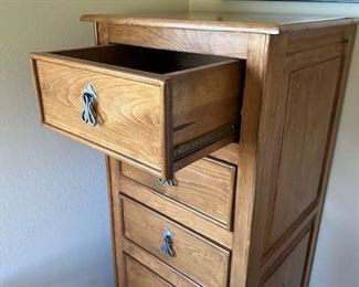 $200,  Oak tall draws 23 x 22 x 54