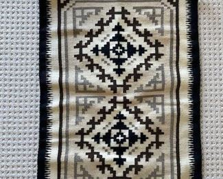 $300 Native American natural dyes rug 39 x 27.5