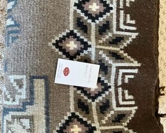 $600, Navajo rug, dyed wool