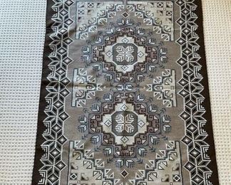 $600, Navajo rug, dyed wool
