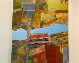 Michael A Palmer, SIDE TRACKS, 48x72