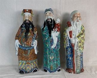 Antique Chinese porcelain figures