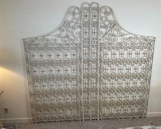 $1200, Wrought iron gate (2 panels joined). 83 x 1 x 79