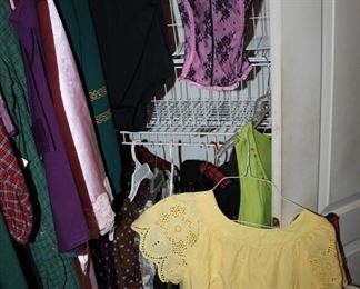 ladies clothes and shoes and boots