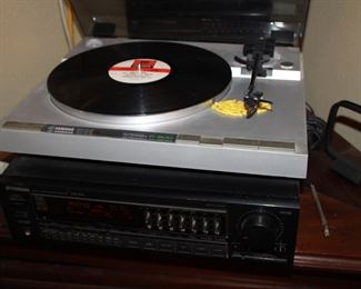 turntable and receiver