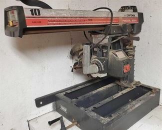 Sears Craftsman 10" Radial Saw w/Craftsman DADO Blade & More (LPO)
