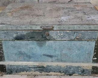 Vintage Wood Tool Chest (LPO)