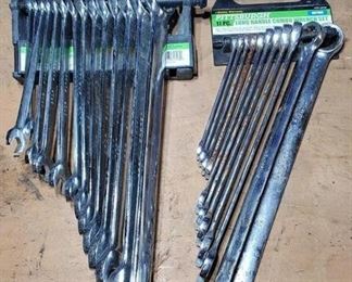 (2) Pittsburg Wrench Sets & 6" 3/4 HP Bench Grinder (LPO)