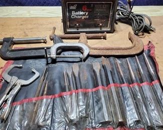 Sears Battery Charger, C-Clamps & More (LPO)