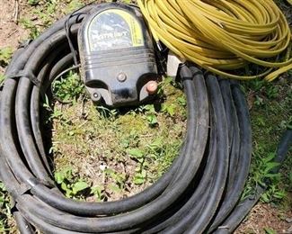 (2) Rolls Electrical Wire & Patriot Fence Charger (LPO)