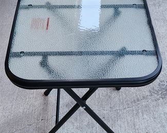 Glass-Top Patio Table 